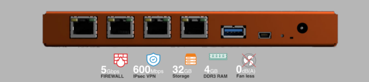 Image of the DEC 677 firewall appliance